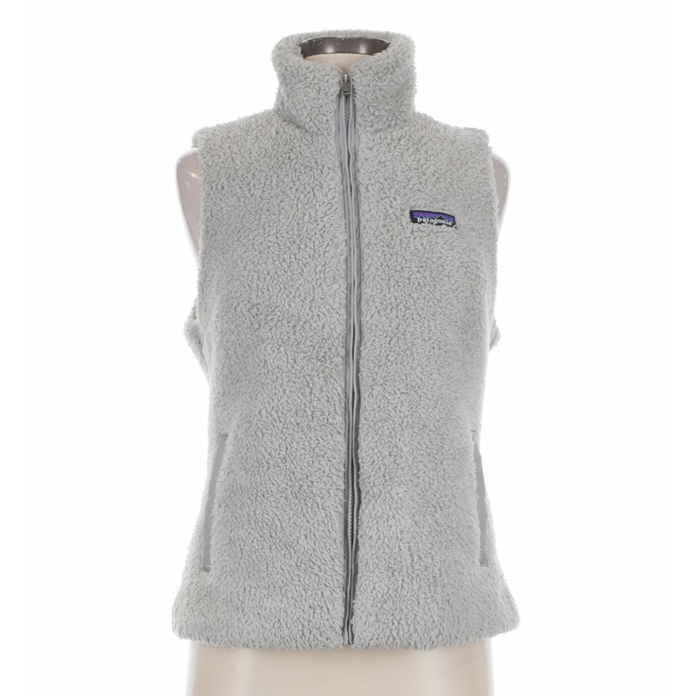 Patagonia Light Gray Sherpa Vest